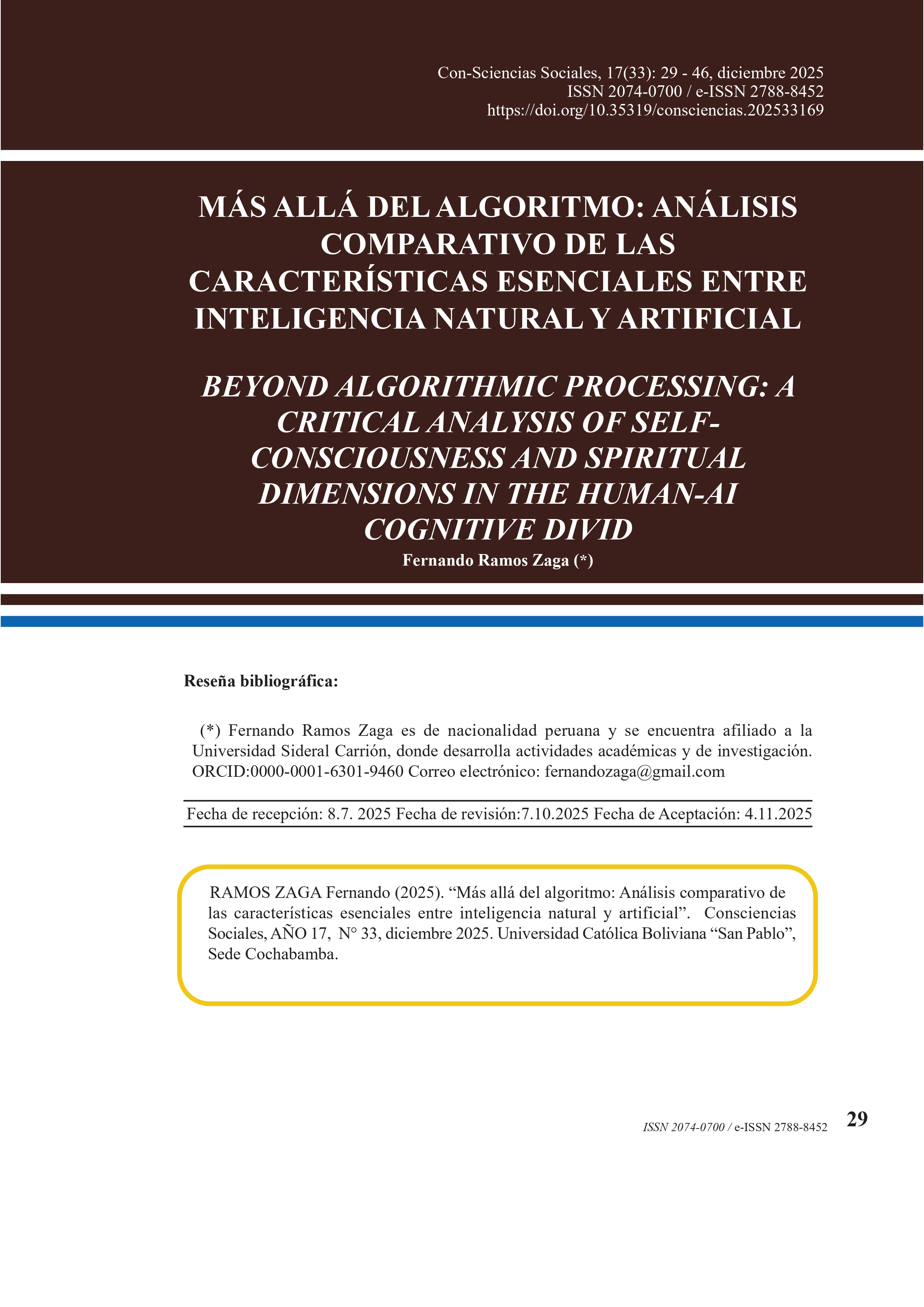 Beyond algorithmic processing