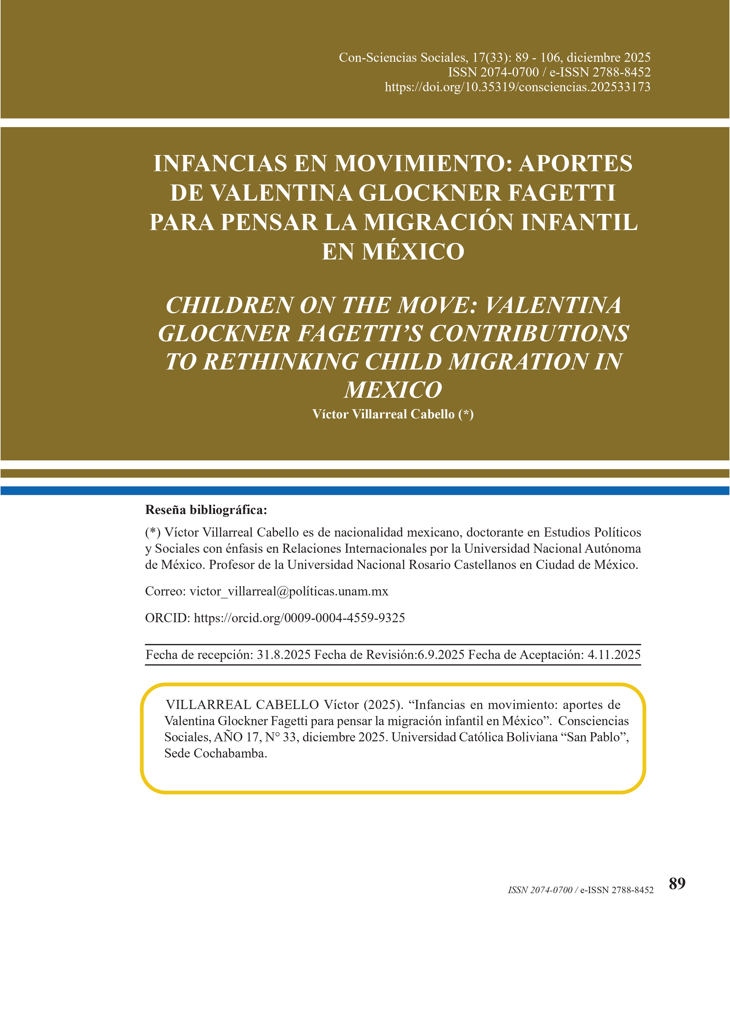 Children on the move: Valentina Glockner