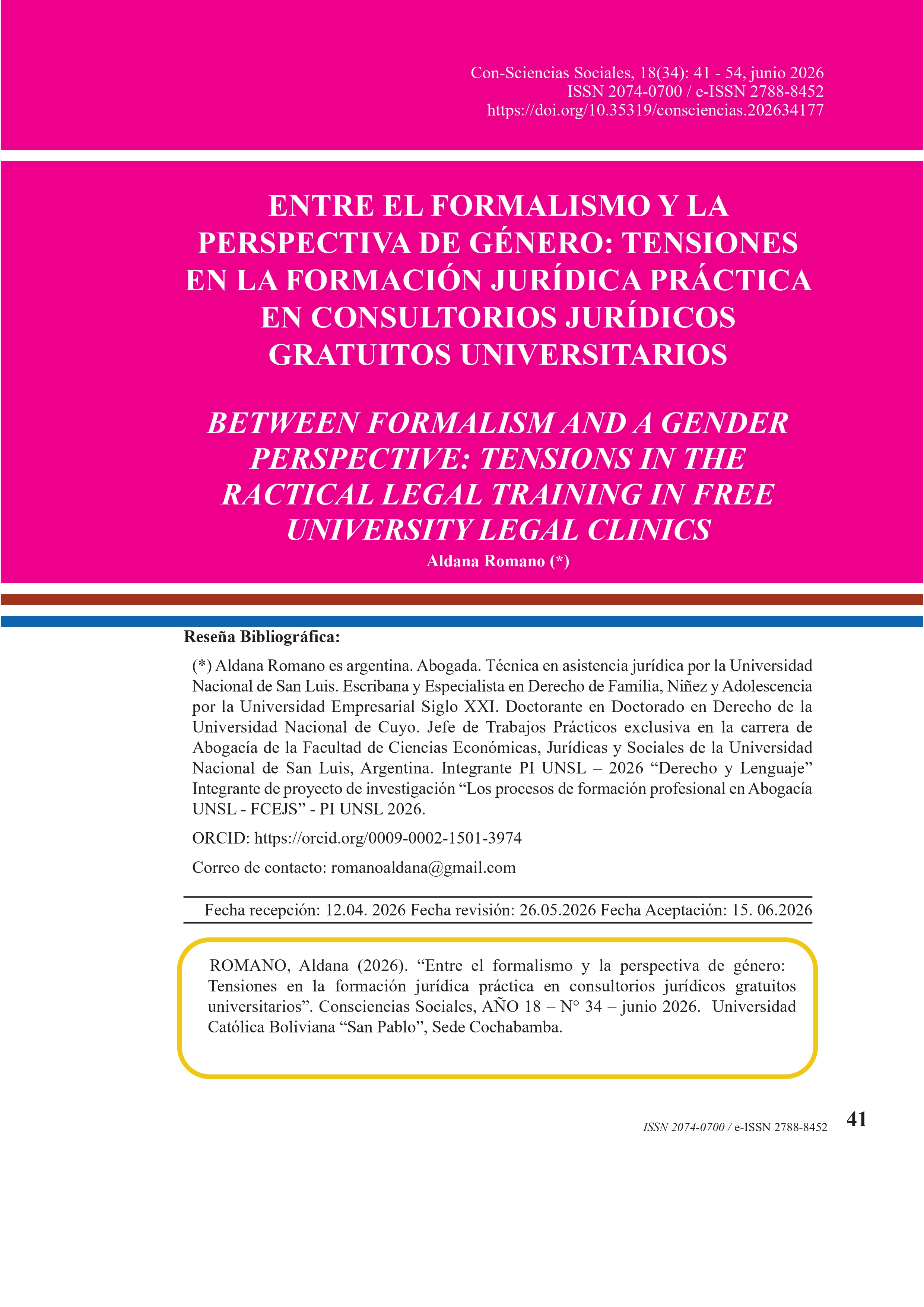 Between formalism and gender perspective: