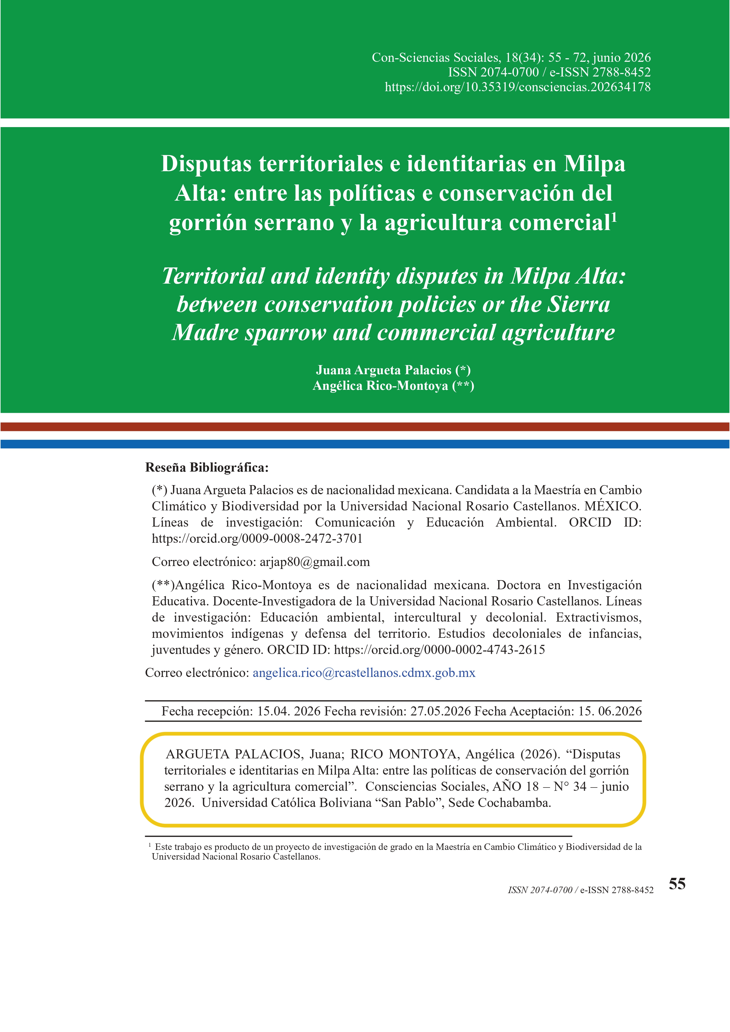 Territorial and identity disputes en Milpa Alta: